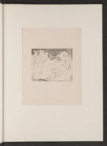 Job's Comforters by William Blake, portfolio, 1825