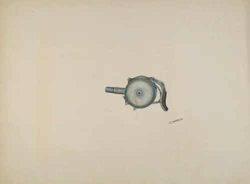 Center Fire Revolver by Joseph Cannella, index of american design, 1941