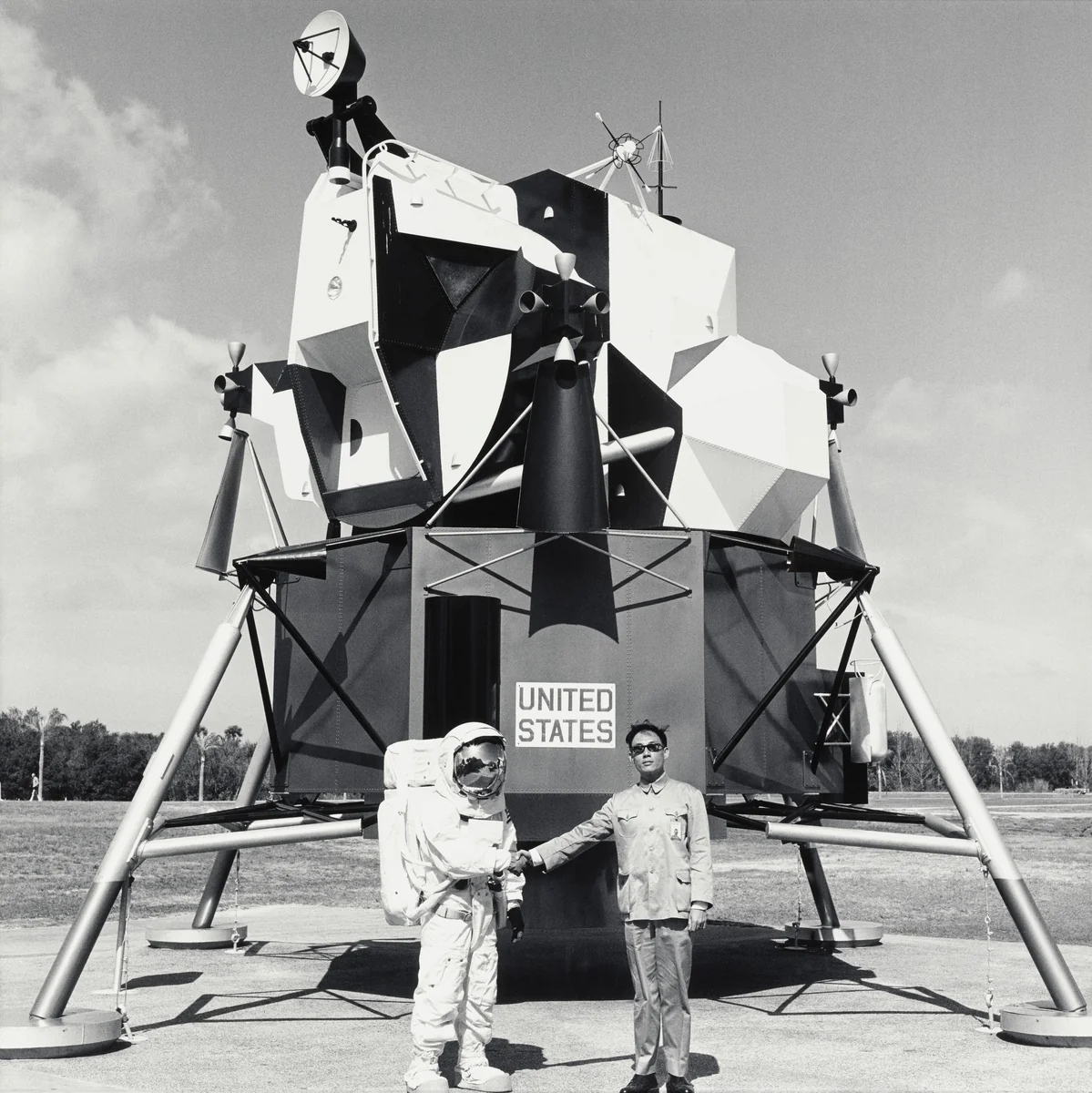 Cape Canaveral, Florida by Tseng Kwong Chi, photograph, 1985
