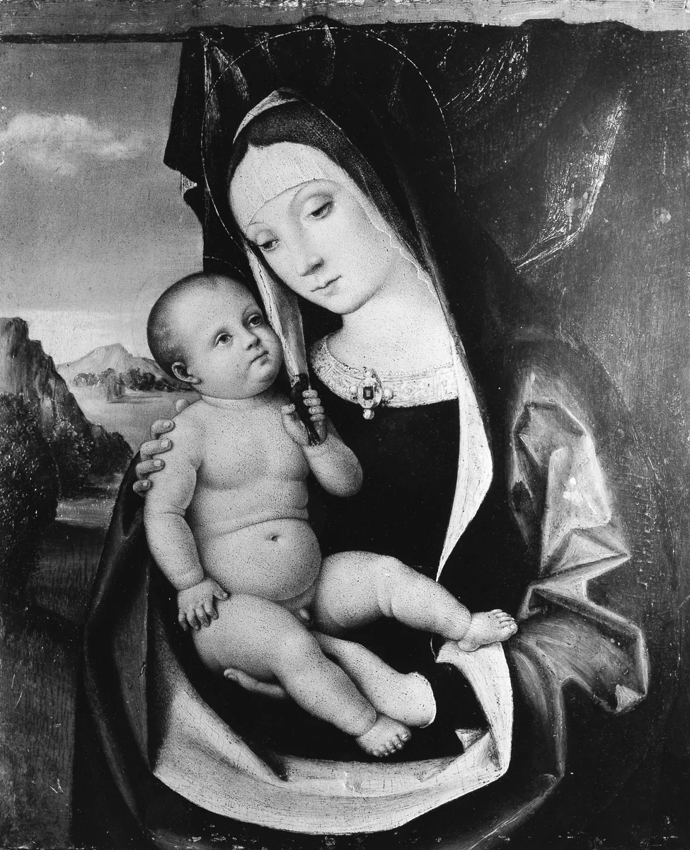 Madonna and Child by Ercole Banci, painting, 1500-1529