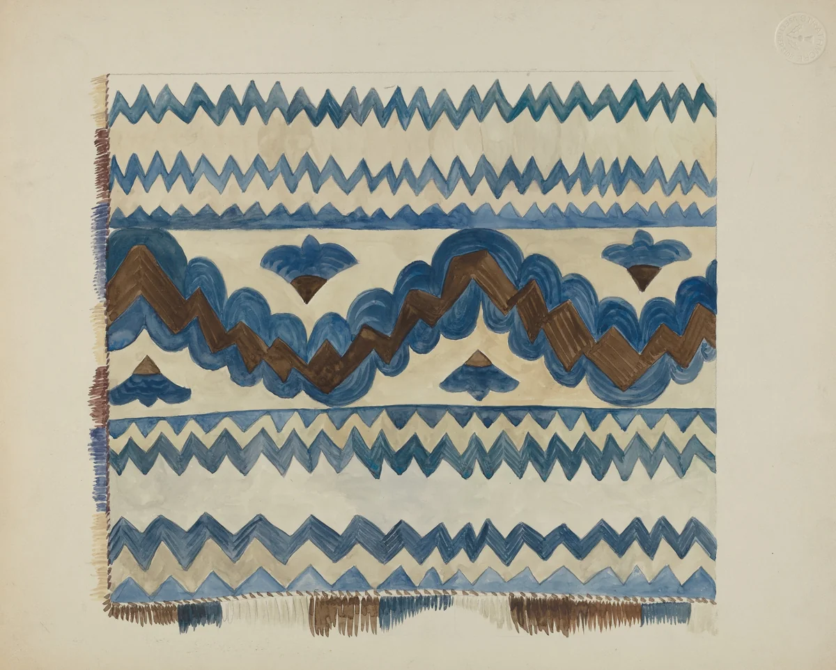 Bedspread by E. Boyd, index of american design, 1936