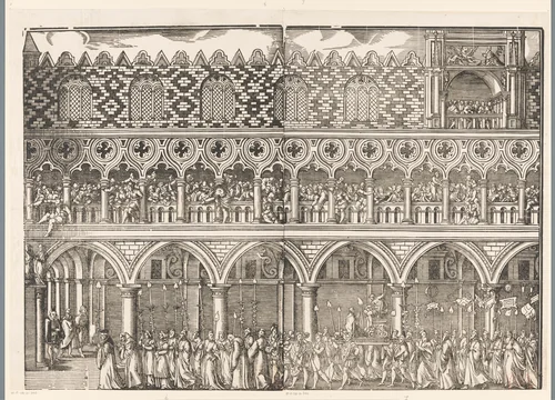 Festa della Sensa (zevende gedeelte) by Jost Amman, print, 1679