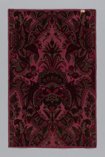 Panel by Mathevon et Bouvard, textile, 1860-1880
