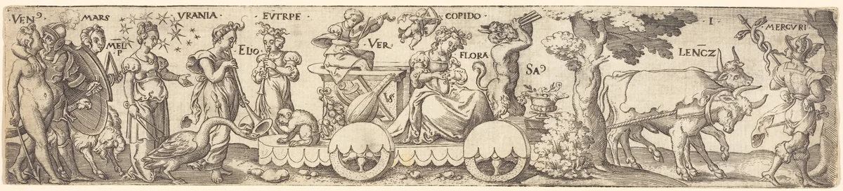 Spring by Virgil Solis, print, 1514-1562