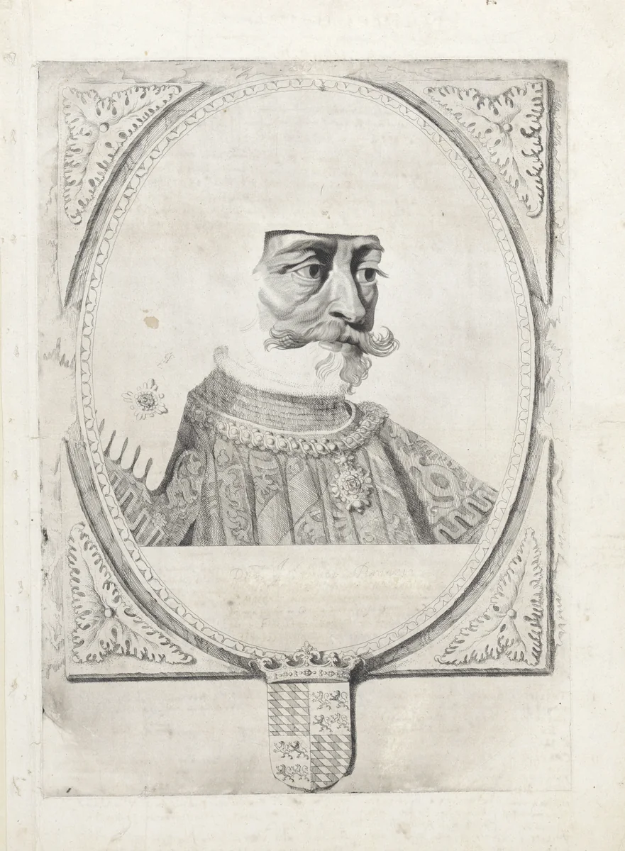 Portret van Jan van Beieren by Cornelis Visscher, print, 1650
