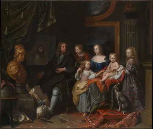 The Jabach Family by Charles Le Brun, painting, 1655-1665