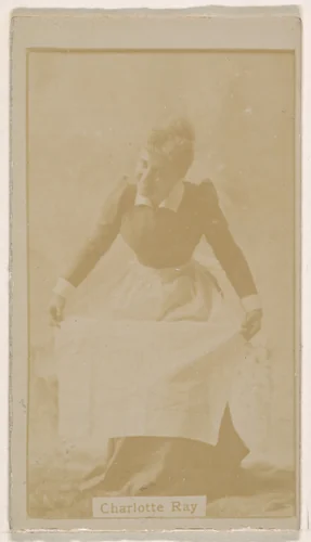 Charlotte Ray, from the Actresses series (N245) issued by Kinney Brothers to promote Sweet Caporal Cigarettes by Kinney Brothers Tobacco Company, photograph, 1890
