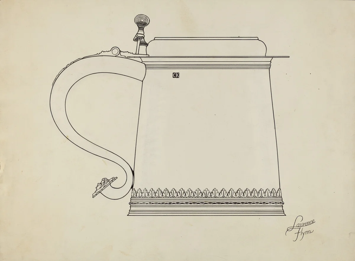 Silver Tankard by Lawrence Flynn, index of american design, 1936