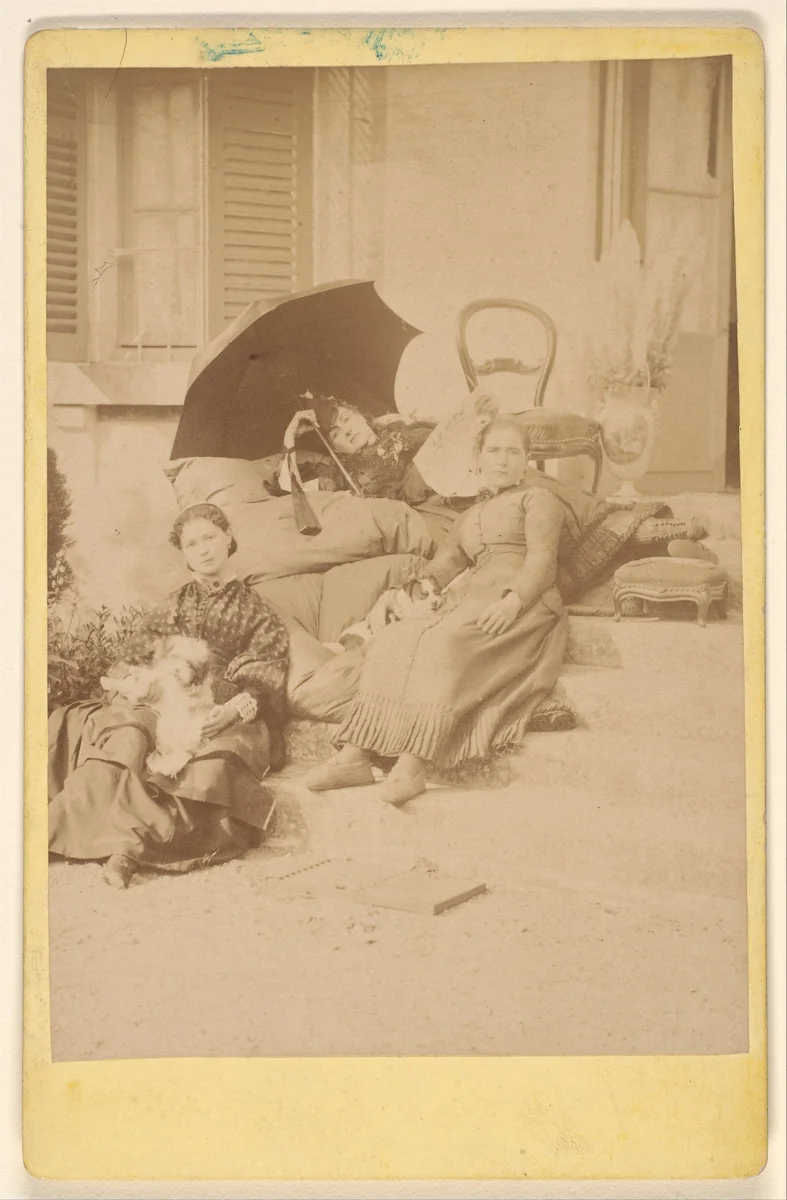 Les Chiens by Pierre-Louis Pierson, photograph, 1860-1869