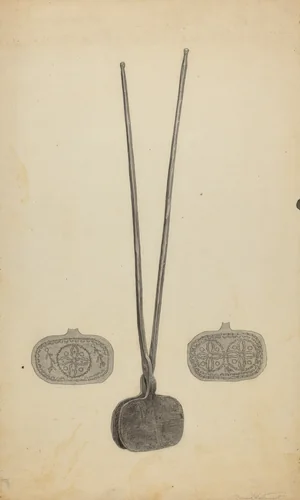 Wafer Irons by Bernard Westmacott, index of american design, 1935-1942