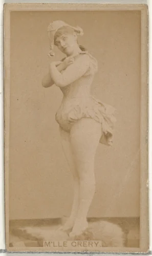 M'lle Crery, from the Actors and Actresses series (N145-8) issued by Duke Sons & Co. to promote Duke Cigarettes by W. Duke, Sons & Co., photograph, 1890-1895