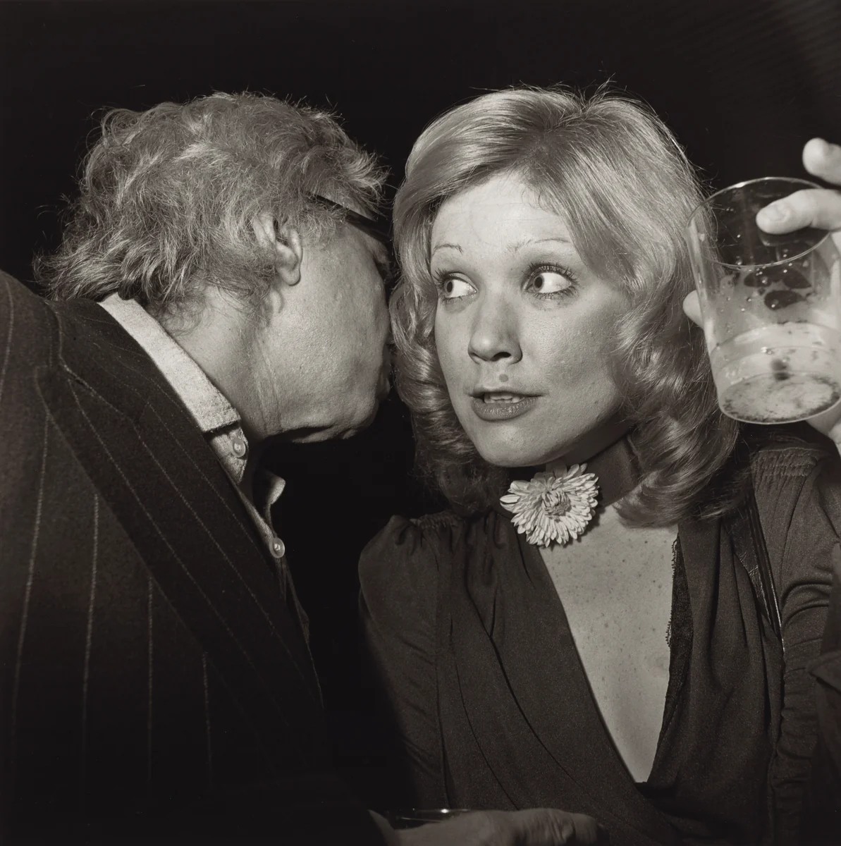 Gallery Opening, New York City by Larry Fink, photograph, 1974
