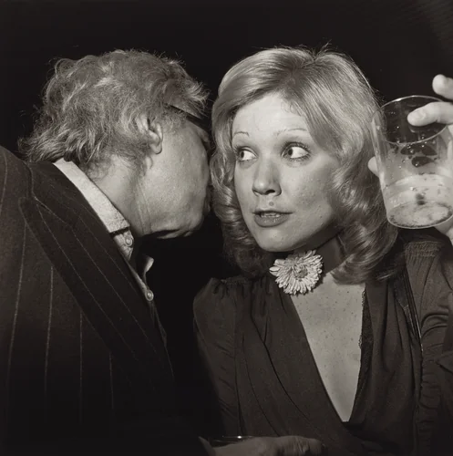 Gallery Opening, New York City by Larry Fink, photograph, 1974