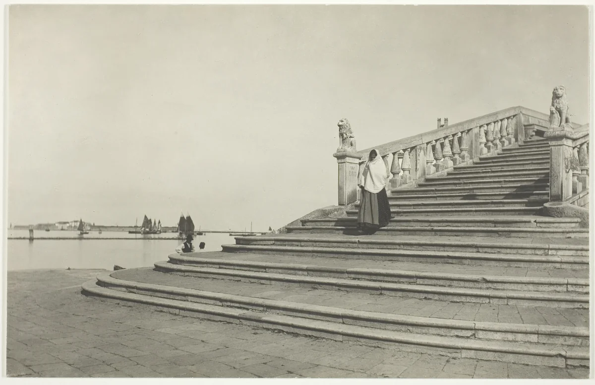 Stones of Venice, Chioggia by Alfred Stieglitz, photograph, 1887