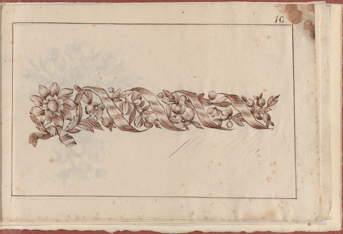 Joaillerie: Album of Jewelry Designs, Page 10 by anonymous, book, 1770
