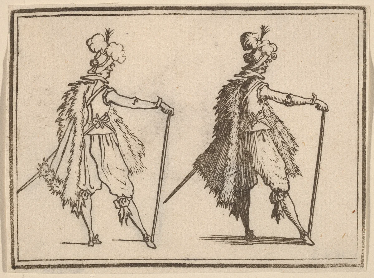 Gentleman with Cane by Edouard Eckman
Jacques Callot, print, 1621