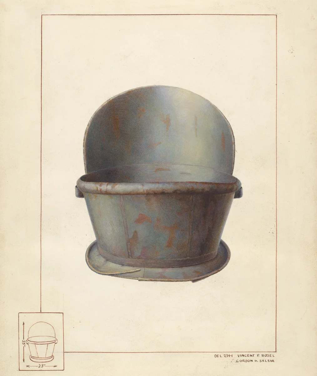 Bath Tub by Gordon Saltar
Vincent P. Rosel, index of american design, 1938