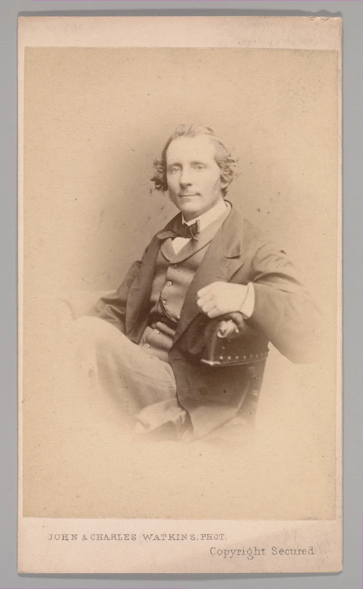 [Frederick Goodall] by John and Charles Watkins, photograph, 1860-1869