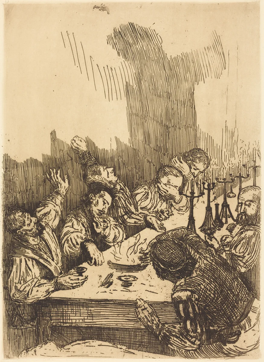 Shadow (Ombre) by Alphonse Legros, print, 1837-1911