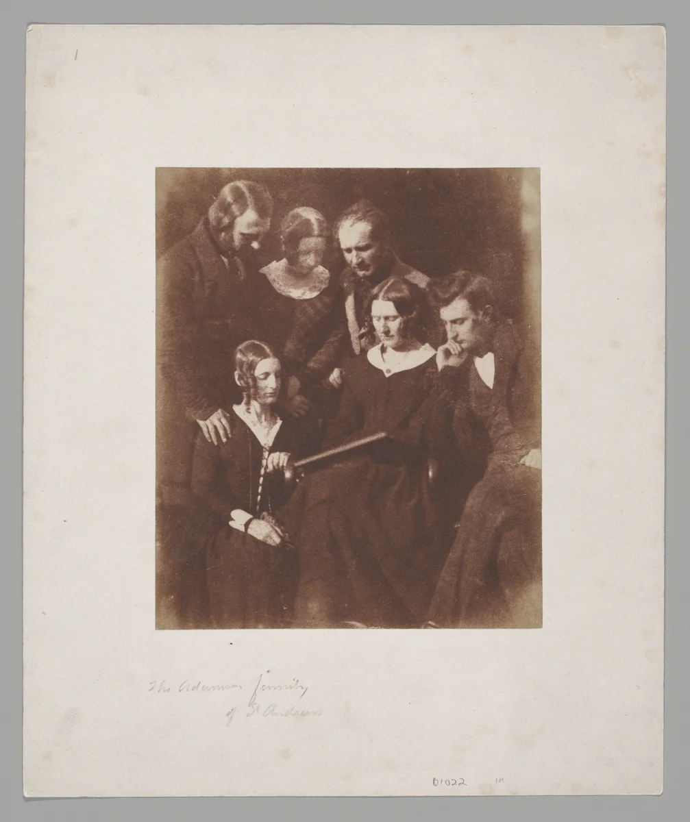 The Adamson Family by Hill and Adamson, photograph, 1843-1847