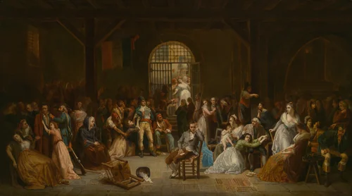 The Roll Call of the Last Victims of the Terror by Charles Louis-Lucien Muller, painting, 1845-1855