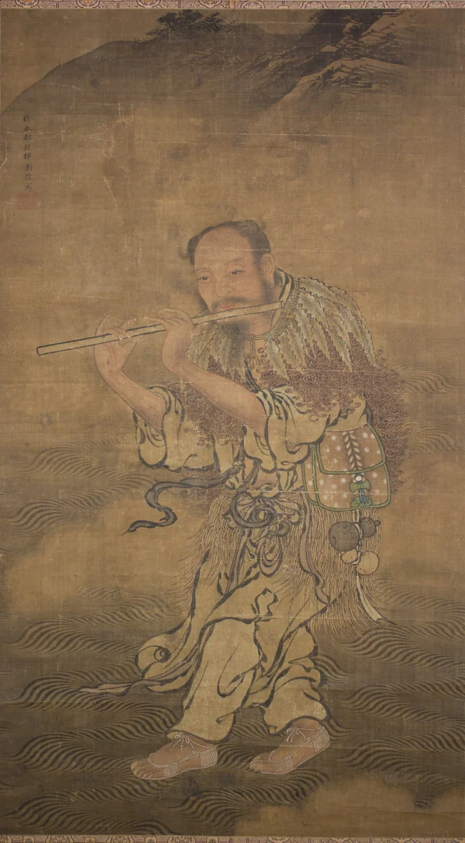 The Daoist Immortal Han Xiangzi by Liu Jun, painting, 1475-1505
