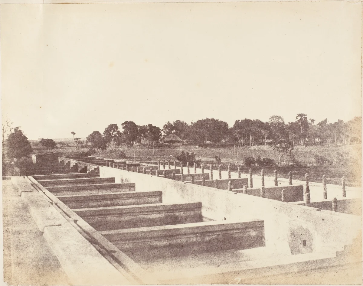 Indigo Vats by R. B. Hill, photograph, 1850-1859