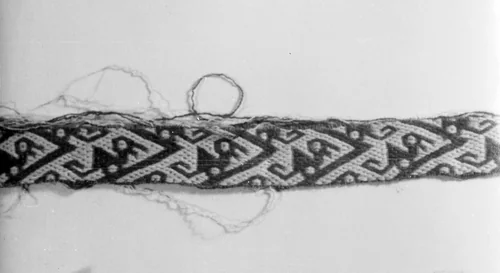 Fragments by Chancay, textile, 1000-1476