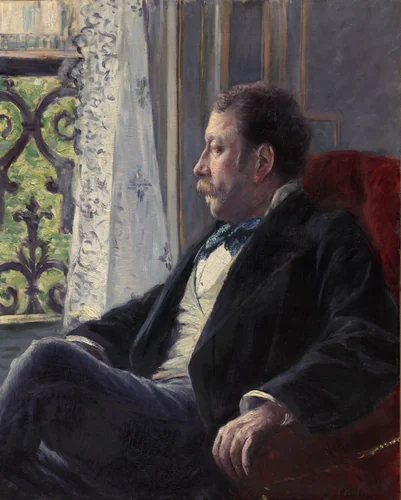 Portrait of a Man by Gustave Caillebotte, painting, 1880