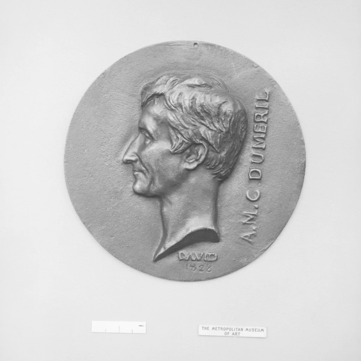 Andrée Marie Constant Dumeril (1774–1860), French physician and zoologist by Pierre-Jean David d'Angers, metalwork, 1828