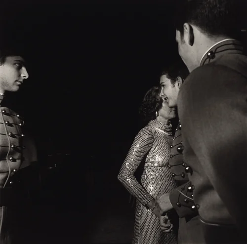 Hungarian Ball, New York City by Larry Fink, photograph, 1977