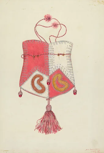 Bag by Ann Gene Buckley, index of american design, 1935-1942