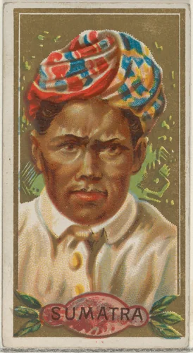 Sumatra, from the Types of All Nations series (N24) for Allen & Ginter Cigarettes by Allen & Ginter, print, 1889
