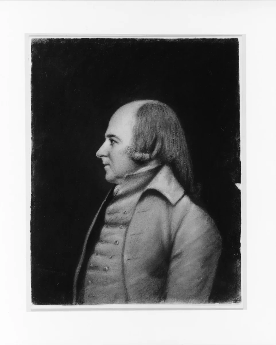 John Adams by James Sharples, artwork, 1751-1811