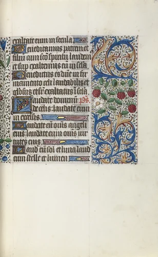 Book of Hours (Use of Rouen): fol. 44r by Master of the Geneva Latini, book, 1465-1475