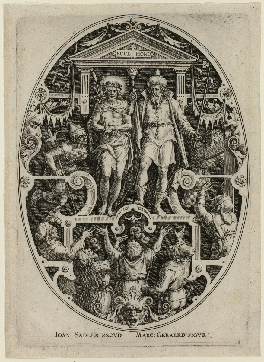 Ecce Homo, from Passion of Christ by Jan Sadeler, print, 1570-1600