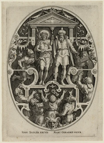Ecce Homo, from Passion of Christ by Jan Sadeler, print, 1570-1600