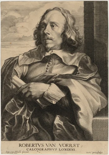 Robert van Voerst by Robert van Voerst
Sir Anthony van Dyck, print, 1597-1636