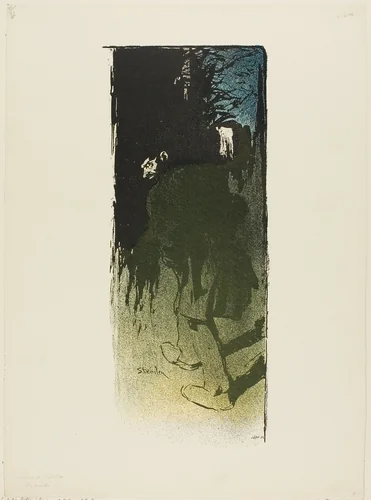 La Nuit by Théophile Alexandre Steinlen, print, 1895