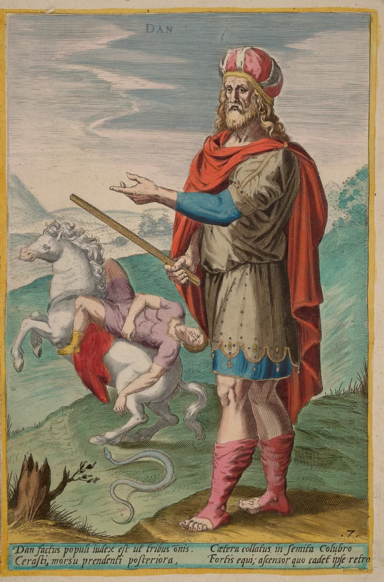 Dan by Jan Sadeler I, portfolio, 1585