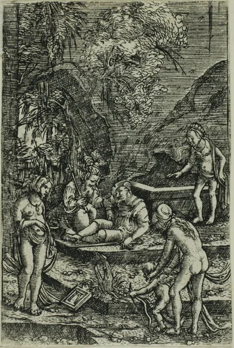 The Dream of Paris by Albrecht Altdorfer, print, 1500-1538