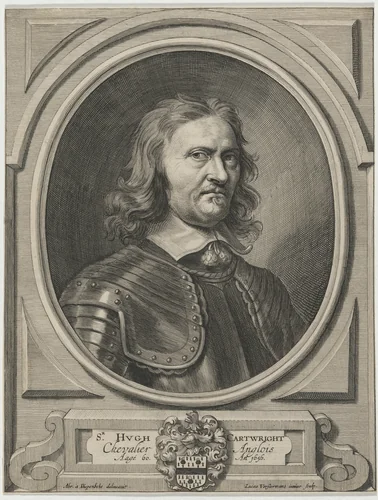 Sir Hugh Cartwright by Lucas Vorsterman II, print, 1656