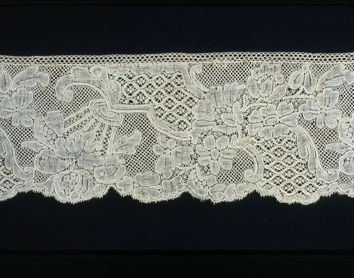 Border by Belgium, Flanders, Mechlin, textile, 1755-1765