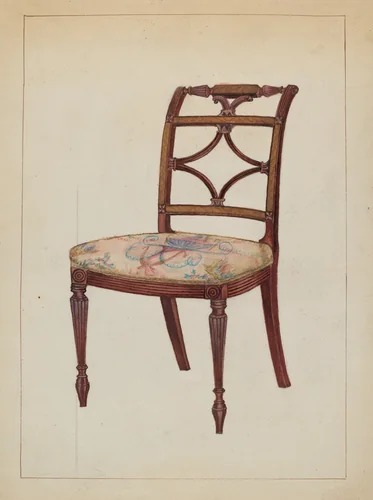 American Chair by Florence Neal, index of american design, 1935-1942