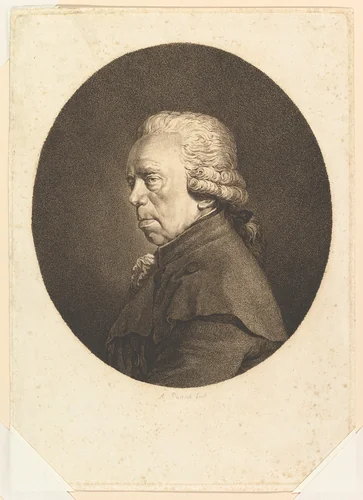 Portrait of Johann Christian Brand by Adam von Bartsch, print, 1793