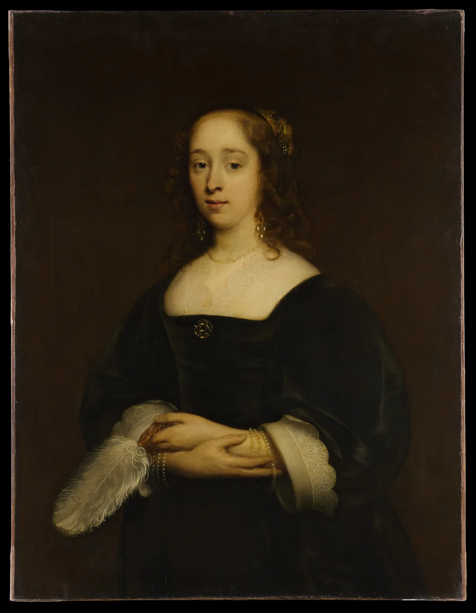 Portrait of a Woman by Cornelis Jonson van Ceulen, painting, 1648