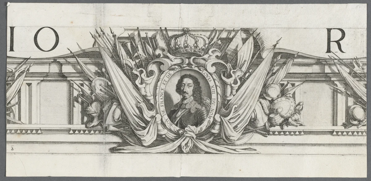 The Siege of La Rochelle: Plate 2 by Michael Lasne, print, 1628-1630