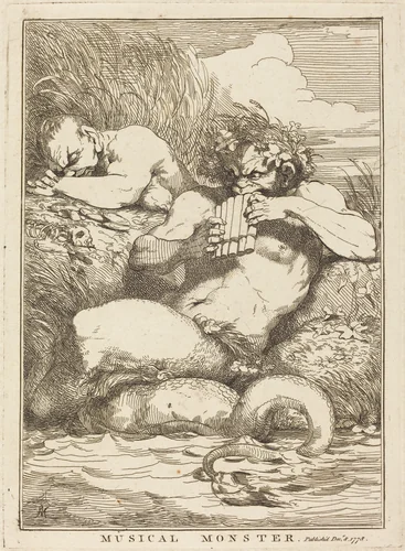 Musical Monster by John Hamilton Mortimer, print, 1778