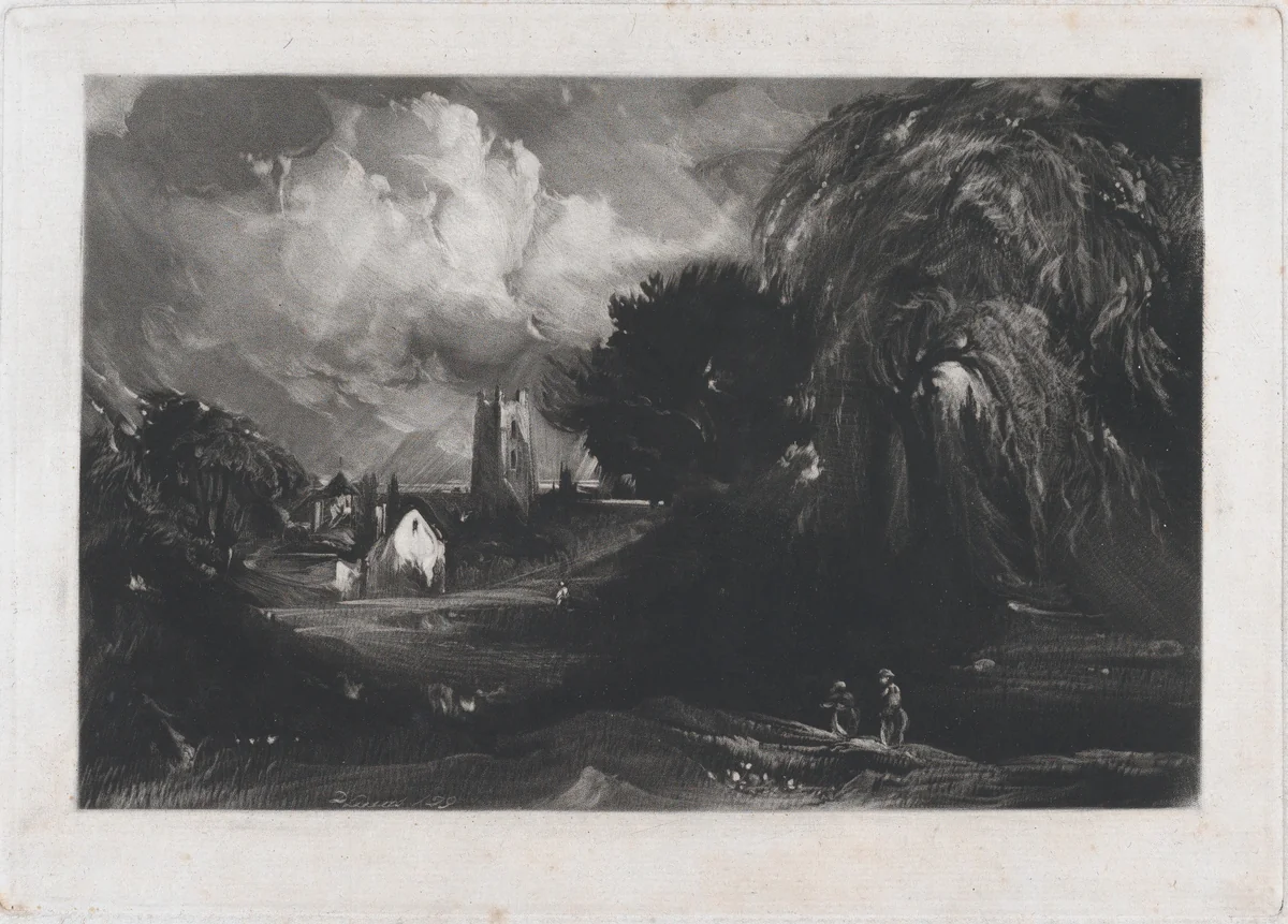 Stoke-by-Neyland by David Lucas, print, 1829