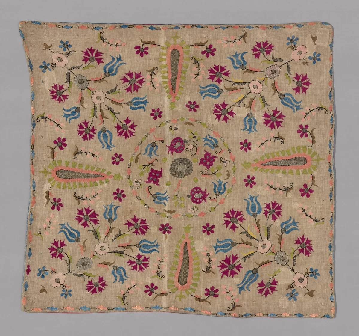 Turban Panel by Turkey, textile, 1600-1800